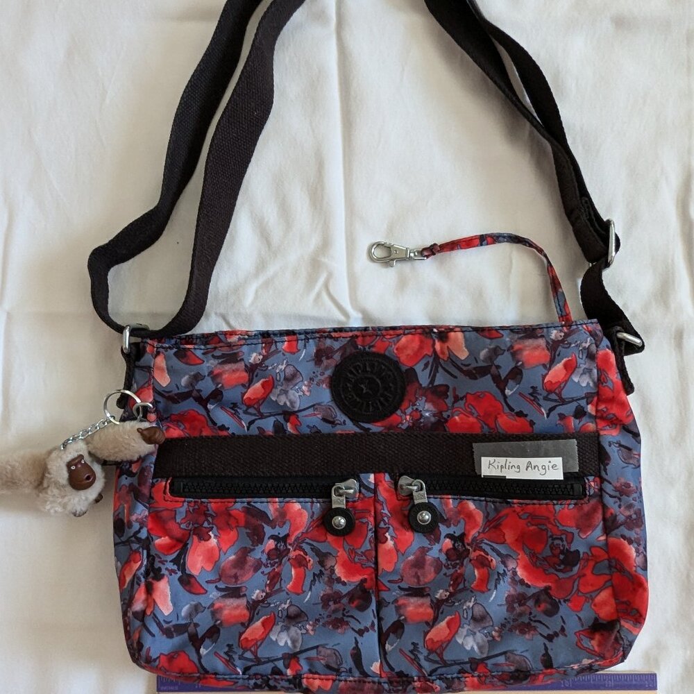 Kipling Angie "Festive Floral" pattern crossbody bag